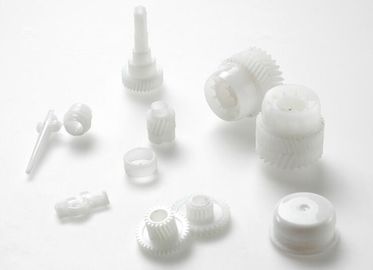 Medical White Plastic Injection Parts Gear Micro ABS Various Size Corrosion Resistant